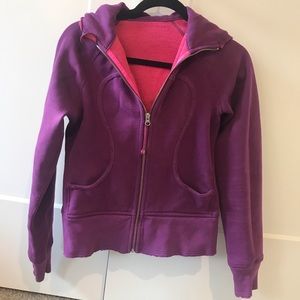 Lululemon Purple Scuba Jacket Sweatshirt H…